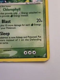 Venusaur 28/100 EX Crystal Guardians Holo Rare English Pokemon VINTAGE 2006 - HP - Image 5
