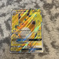 The Pokemon Company Raichu GX SM90 Sun & Moon Promo Full Art Holo Eng 2017 - Image 1