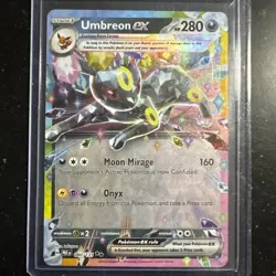 Pokemon Umbreon ex 060/131 Prismatic Evolutions NM TCG - Image 1