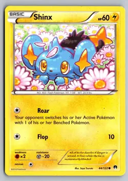 Shinx 44/122 Common BREAKpoint Pokemon Moderately Played - Image 1