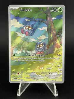 Pokemon TCG Tangela 178/165 SV: 151 Illustration Rare Holo Card NM- - Image 1