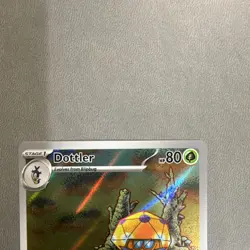 Pokemon TCG Dottler Illustration Rare 184/182 SV04 Paradox Rift Holo Card - Image 5