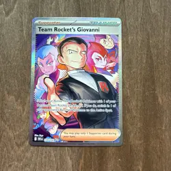 Pokemon TCG SV10: Destined Rivals TEAM ROCKET’S GIOVANNI 238/192 SIR - Image 1