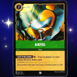 4x Airfoil Item Card - Common - Disney Lorcana TCG Into the Inklands #97/204 - Image 3
