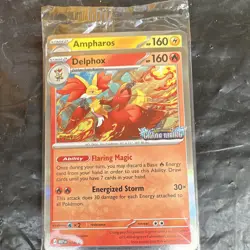Pokemon Chaos Rising staff promo set (Delphox, ampharos, crobat,goodra) - Image 3