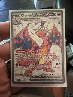 Pokemon Charizard ex SVP 056 Scarlet & Violet Black Star Promo Holo Card - Image 1