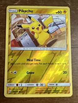 Pikachu 55/236 Common Unified Minds Pokemon Reverse Holo MP - Image 1