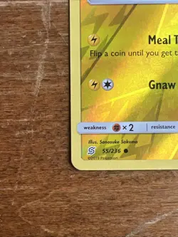 Pikachu 55/236 Common Unified Minds Pokemon Reverse Holo MP - Image 2