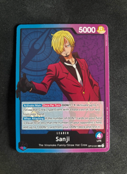 Sanji OP12-041 L Legacy of the Master One Piece Card Game NM/M - Image 1