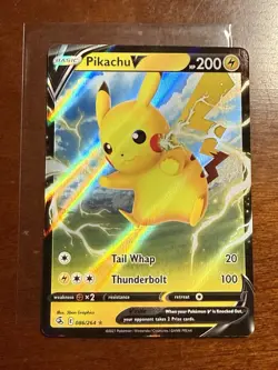 Pokemon TCG Pikachu V 86/264 Fusion Strike Holo NM - Image 1