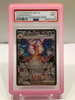 Pokemon TCG Charizard EX Sir Obsidian Flames 223/197 PSA 9 With Guard - Image 1