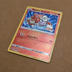 Pokemon Radiant Heatran 027/189 Swsh10: Astral Radiance Holo NM TCG CCG - Image 2