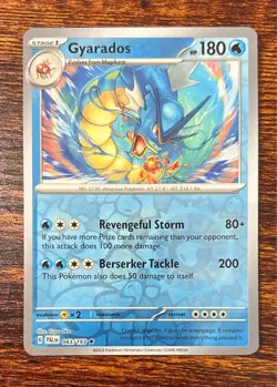 Gyarados 043/193 Paldea Evolved Rare NM Pokemon TCG - Image 1