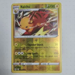 Raichu -REVERSE Holo Rare-NM Lost Origin 2022 SWSH11 053/196 English Pokemon tcg - Image 1