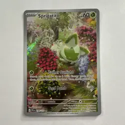 The Pokemon Company Sprigatito 196/193 Paldea Evolved Illus Rare Holo FA - Image 1