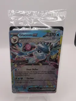 Pokemon TCG Glaceon ex 026/131 (Prismatic Evolutions Stamp) Sealed - Image 1