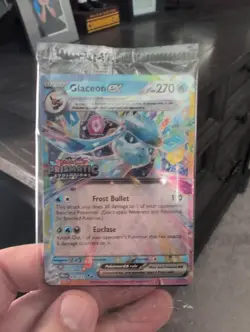 Pokemon TCG Glaceon ex 026/131 (Prismatic Evolutions Stamp) Sealed - Image 2