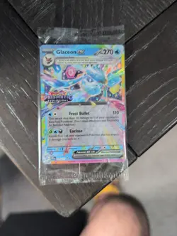 Pokemon TCG Glaceon ex 026/131 (Prismatic Evolutions Stamp) Sealed - Image 4