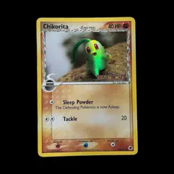 Pokemon TCG EX Dragon Frontiers Chikorita 44/101 Reverse Holo English - Image 1