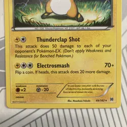 Raichu 49/162 2015 Pokemon XY BREAKthrough Non Holo Rare NM - Image 3