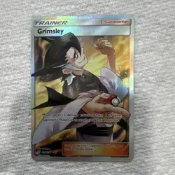 Pokemon Grimsley 234/236 Unified Minds Full Art Holo Trainer Ultra Rare Eng 2019 - Image 1