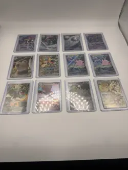 19 Pokemon Full Art Card Lot IR/SIR NM Hop’s Zacian Clefairy x2 Murkrow - Image 2