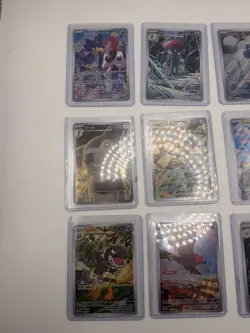 19 Pokemon Full Art Card Lot IR/SIR NM Hop’s Zacian Clefairy x2 Murkrow - Image 3
