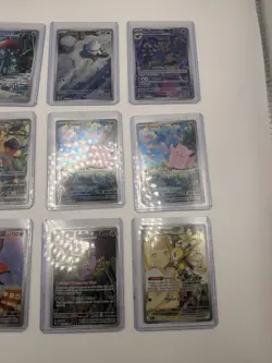 19 Pokemon Full Art Card Lot IR/SIR NM Hop’s Zacian Clefairy x2 Murkrow - Image 4
