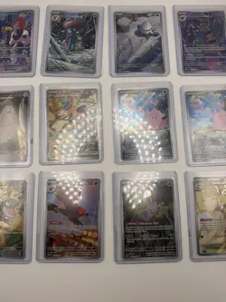 19 Pokemon Full Art Card Lot IR/SIR NM Hop’s Zacian Clefairy x2 Murkrow - Image 5