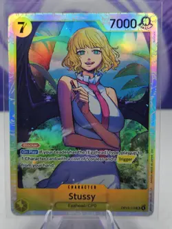Stussy (SR) OP13-110 One Piece Card Carrying On His Will English NM - Image 1