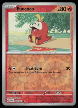 Fuecoco 029/191 Holo Miscellaneous Cards & Products Pokemon Reverse Holo NM - Image 1