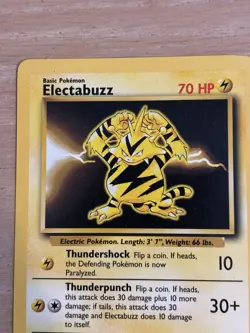 Electabuzz 020/102 Base Set Regular Pokemon Card - Image 2
