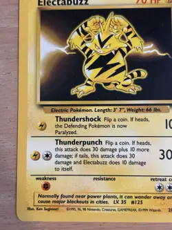Electabuzz 020/102 Base Set Regular Pokemon Card - Image 5