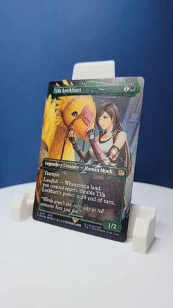 MTG English Tifa Lockhart (Borderless) (Chocobo Track Foil) NM Foil - Image 2