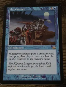 MTG Overburden Prophecy Magic the Gathering - Image 1