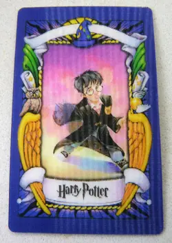 Carte Harry Potter Chocolate Frog Cards 3D Lenticular 2001 warner bros - Image 2