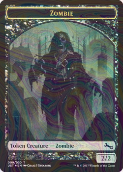 Foil Zombie // Zombie Token - Unstable Tokens - 9 | MTG Card - Image 1
