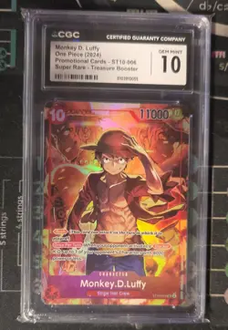 Monkey.D.Luffy (Treasure Booster Set) ST10-006 One Piece Promotion Cards Foil - Image 1