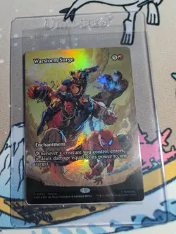 Magic The Gathering Warstorm Surge Sealed Promo Foil Card - Marvel Avengers - Image 1