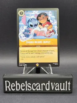 Disney Ohana Means Family Action Card 32/204 Lorcana TCG Stitch Lilo - Regular - Image 1