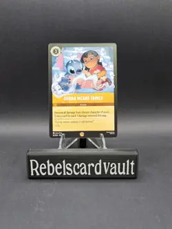 Disney Ohana Means Family Action Card 32/204 Lorcana TCG Stitch Lilo - Regular - Image 2