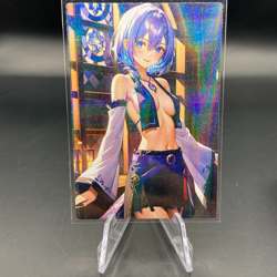 Luna Holographic Anime Collectible Trading Card - Image 1