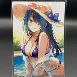 Kurumi Tokisaki Holographic Anime Collectible Trading Card - Image 2