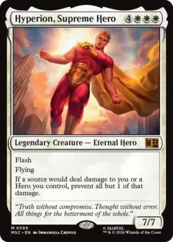 Hyperion, Supreme Hero - NM M : Commander: Marvel Super Heroes - Image 1