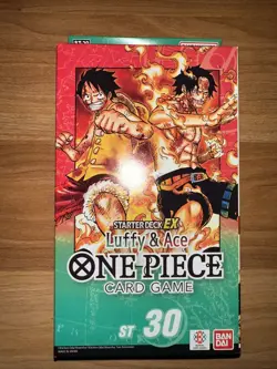Bandai One Piece Card Game Starter Deck EX Luffy & Ace ST-30 50 Cards English - Image 1