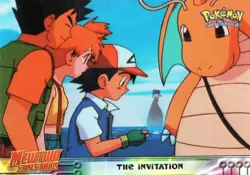 Pokemon The Invitation Card Mewtwo Strikes Back Topps Blue Label - Image 1