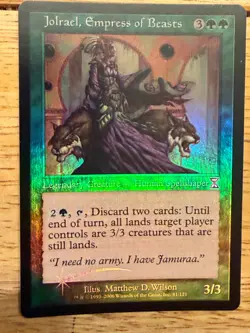 MTG: Jolreal, Empress of Beasts Foil Time Spiral NM - Image 1