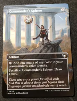 Commander's Sphere - Borderless - CMM - MTG - EN - NM - 0655 - Image 1