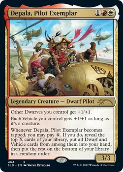 MTG Depala, Pilot Exemplar, Secret Lair Drop, NM, Regular - Image 1