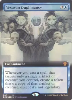 MTG Dominaria United Foil Vesuvan Duplimancy (Extended Art) 397 LP - Image 1